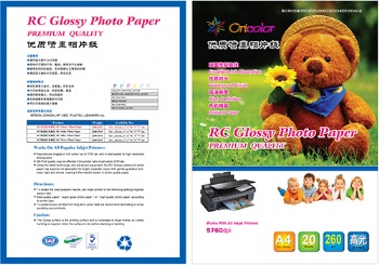 RC Glossy waterproof photo paper