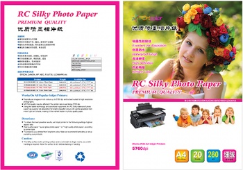 RC Luster/Silky waterproof photo paper